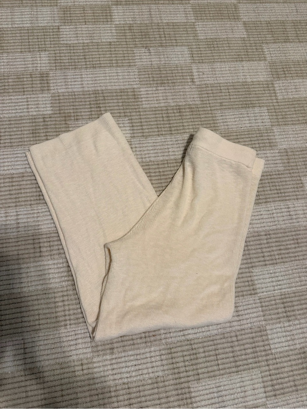 FP Beach Neutral Cream Knit Women's Pants